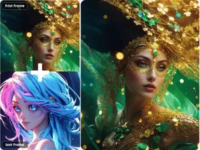 turn realistic style to anime with frame to video